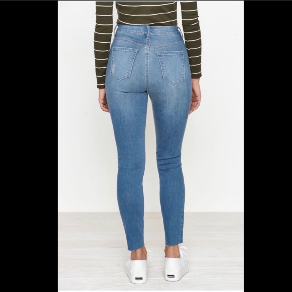 PacSun- High Rise Jeggings Del Amo Blue - Picture 4 of 6